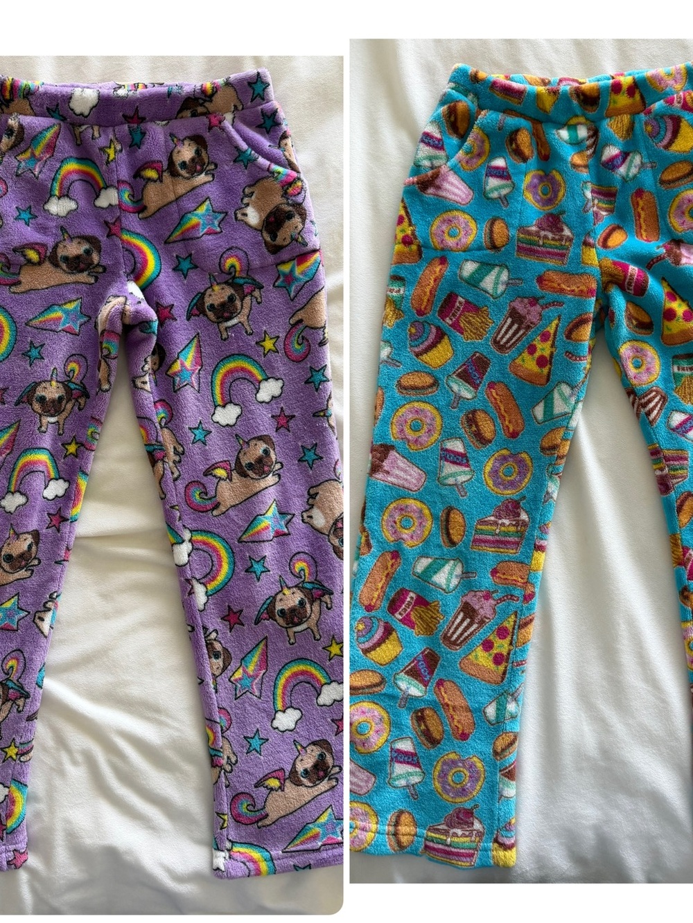 Cozy Kids Fleece Pants - Candy Pink Brand, Girls’ 7/8